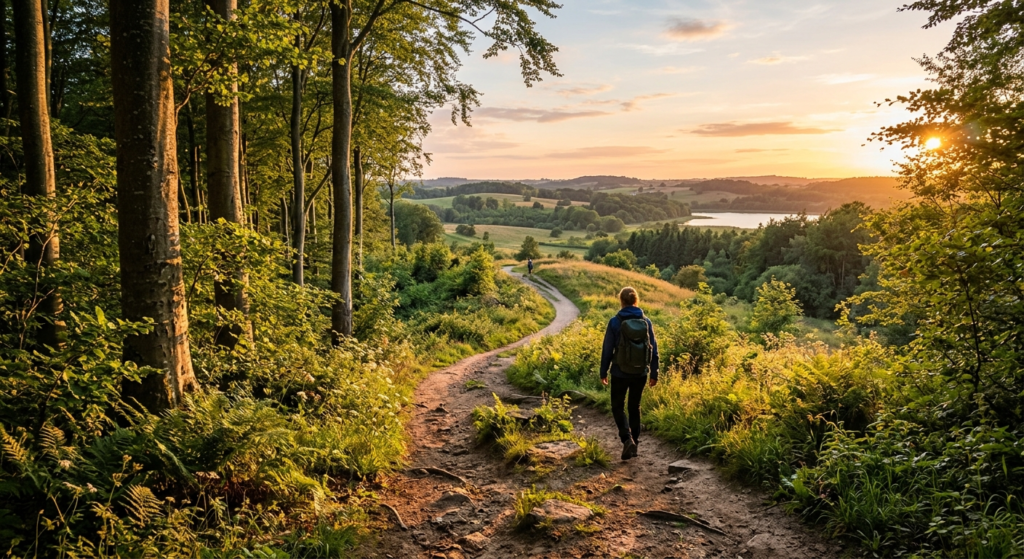 De bedste vandreruter i Danmark året rundt